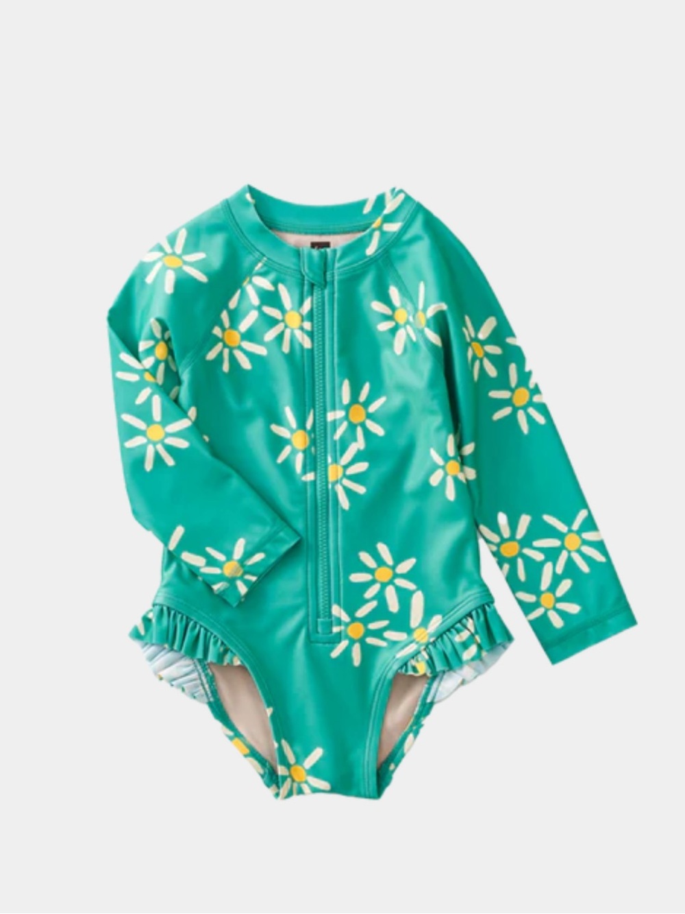 Tea Collection Rash Guard Ruffle Baby Swimsuit
